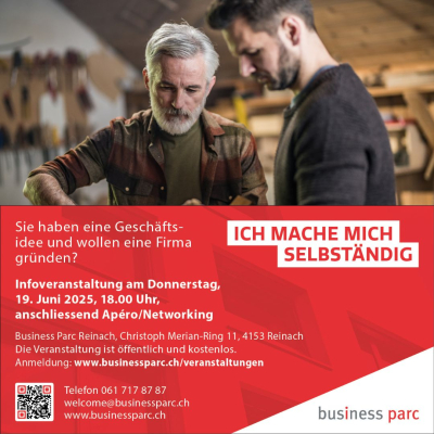 Infoveranstaltung „Unternehmensgründung und Nachfolgeregelung“