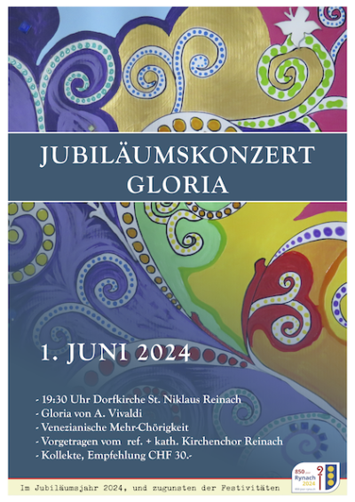 Jubiläumskonzert 'GLORIA' der Reinacher Kirchenchöre