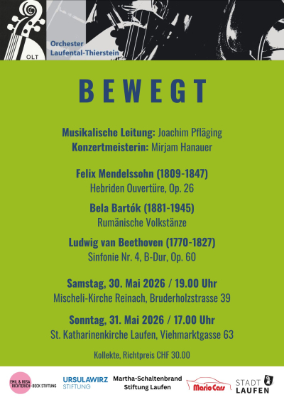 BEWEGT - Orchesterkonzert BEWEGT - Orchesterkonzert