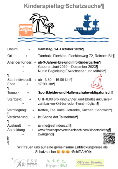 Kinderspieltag KiSpi Schatzsuche