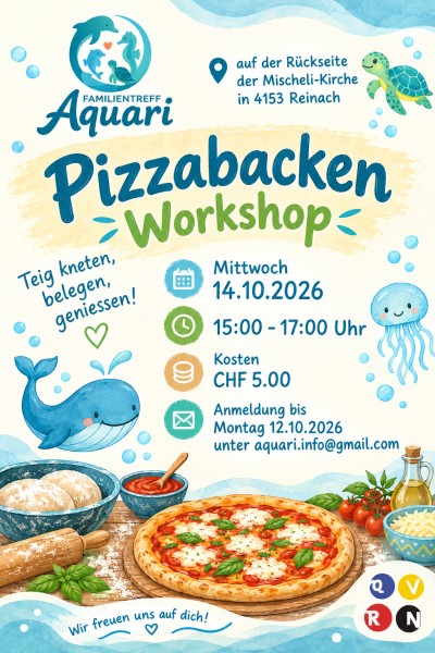Pizzabacken Workshop im Familientreff Aquari