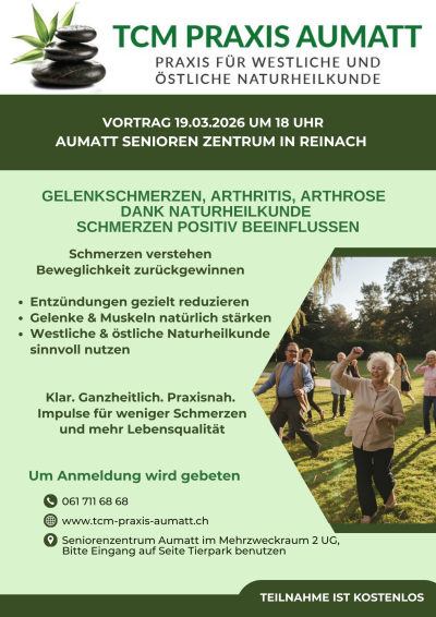 Öffentlicher Vortrag: Schmerzen verstehen – Beweglichkeit zurückgewinnen Öffentlicher Vortrag: Schmerzen verstehen – Beweglichkeit zurückgewinnen