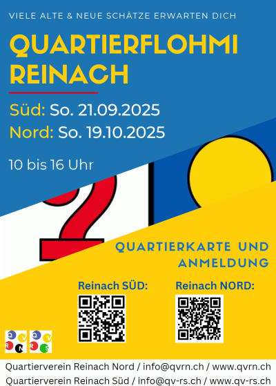 Quartierflohmarkt Reinach Süd