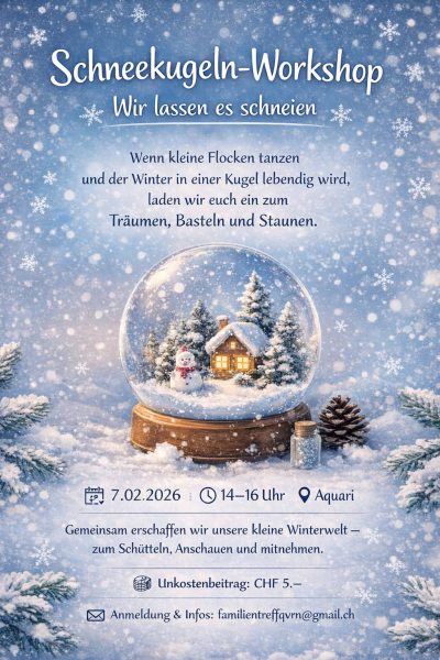 Schneekugeln-Workshop