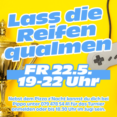 Mario Kart und Pizza z'Nacht für Jugendliche