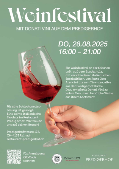 Donati vini Weinfestival auf dem Predigerhof