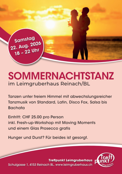 Sommernachtstanz im Leimgruberhaus