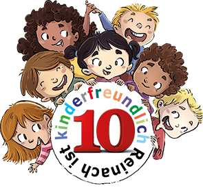 Logo 10 Jahre kinderfreundliche Gemeinde