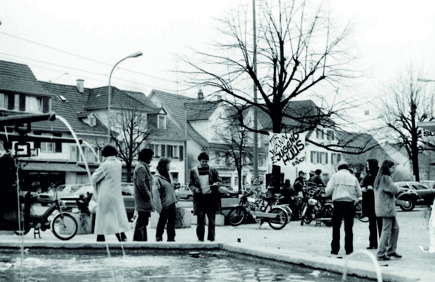 1980: Jugendliche gehen auf die Strasse und machen auf ihr Bedürfnis aufmerksam – ein Jugendhaus in Reinach.