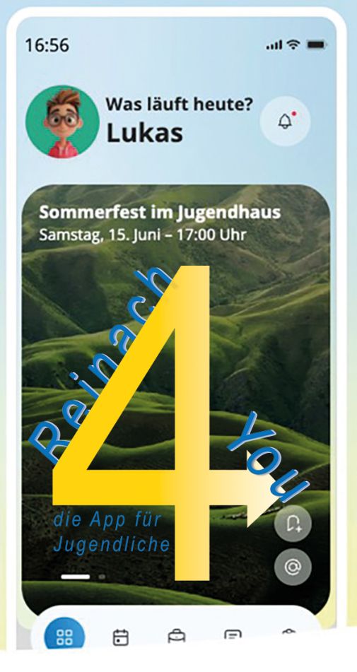 Entdecken, mitmachen, dazuverdienen: Reinach4You bündelt alles für Jugendliche Foto: Gemeinde Reinach