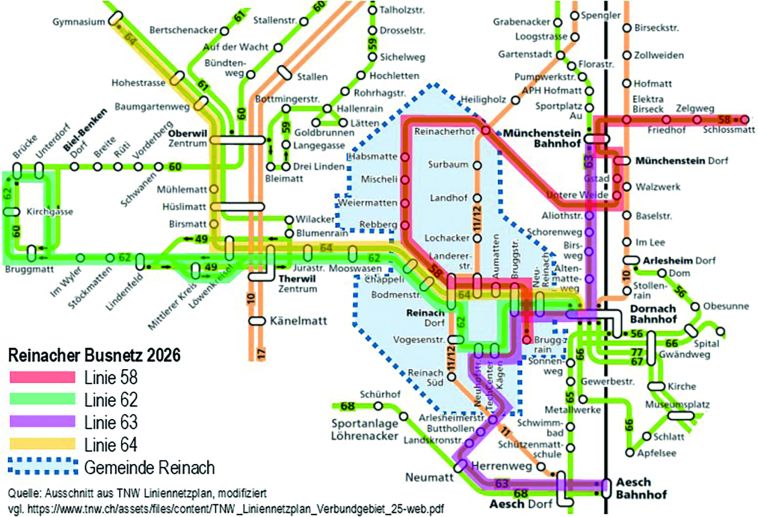 Illustration: TNW, mod. Gemeinde Reinach