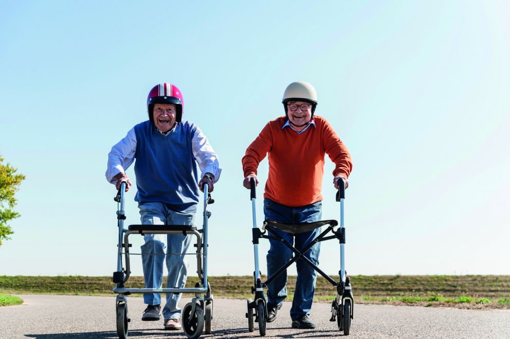 Ein Lob auf den Rollator: er gibt mir Sicherheit und Halt