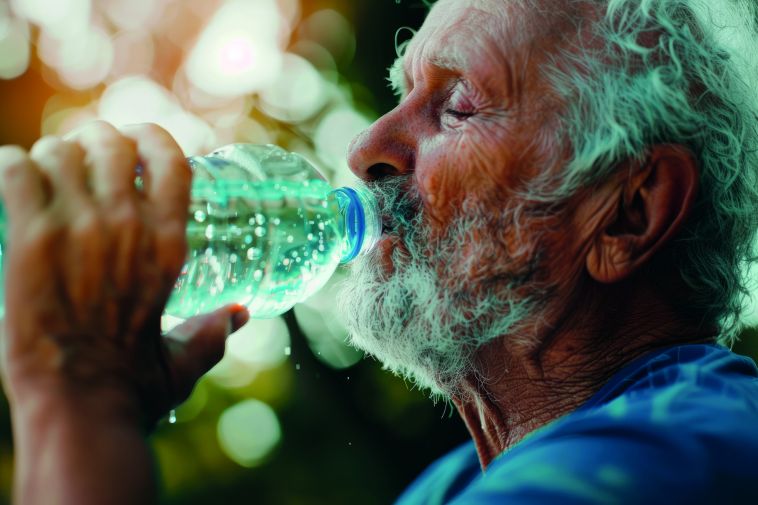 Eine der wichtigsten Regeln bei Hitze: regelmässig trinken Foto: Adobe Stock