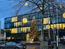 Gemeindehaus Weihnachtsbeleuchtung 1