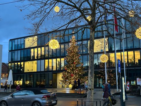 Gemeindehaus Weihnachtsbeleuchtung 1