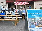 Gemeinderat und Mitarbeitende der Verwaltung standen Rede und Antwort im Weiermatten